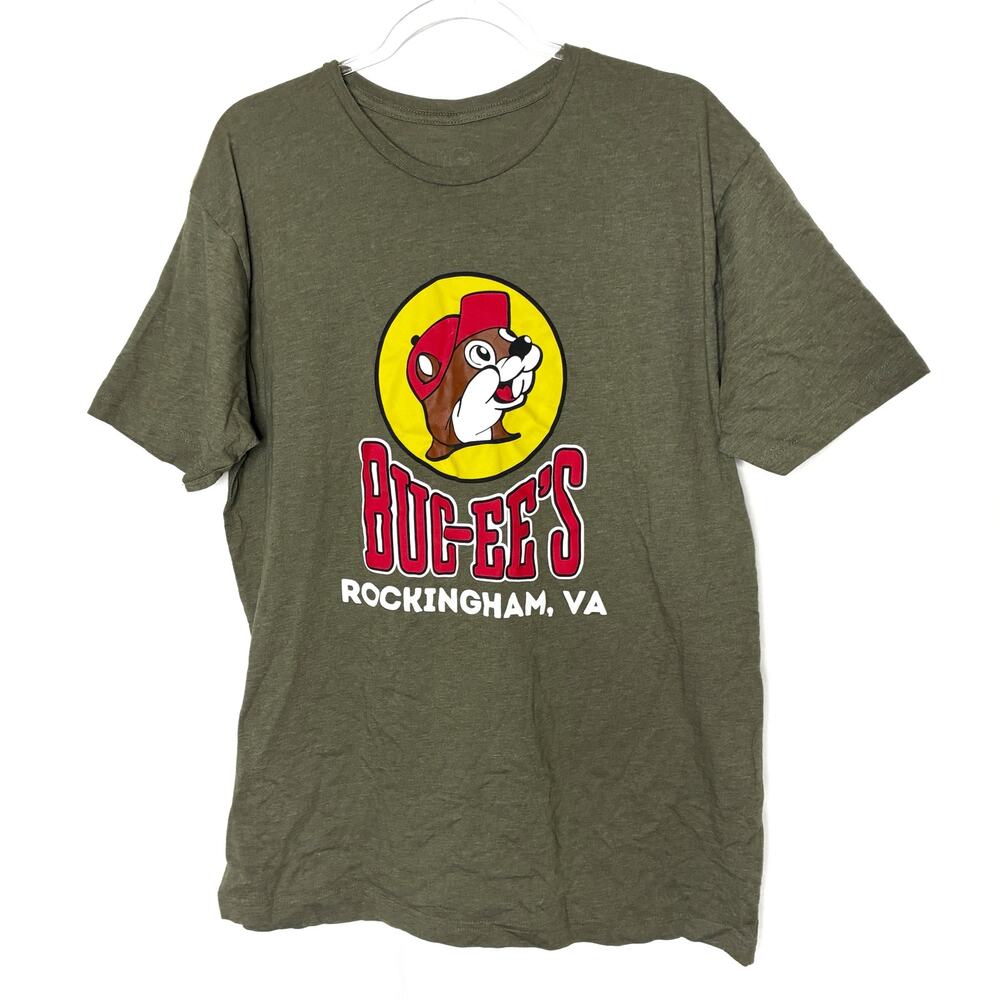 BUC-EE'S Rockingham, VA Green Short Sleeve Tee Shirt Mens XL